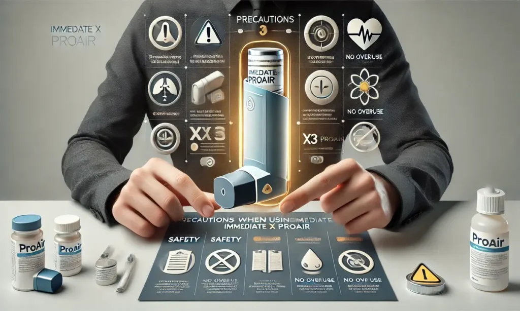Precautions When Using Immediate X3 Proair