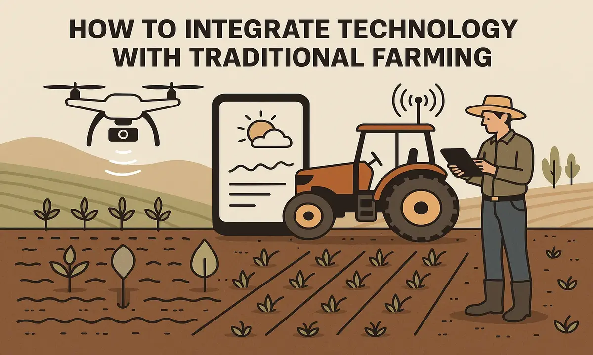 How to Integrate Technology with Traditional Farming In 2025