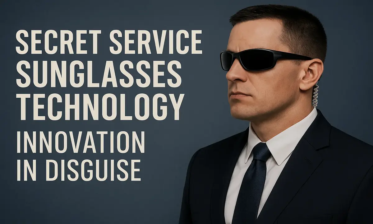 Secret Service Sunglasses Technology: Innovation in Disguise