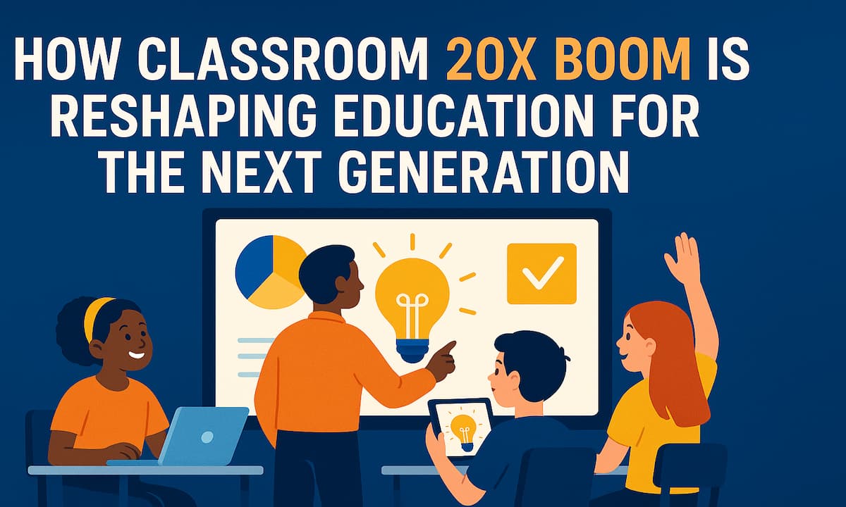 How Classroom 20x Boom is Reshaping Education for the Next Generation