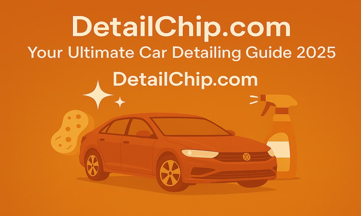 DetailChip.com: Your Ultimate Car Detailing Guide 2025
