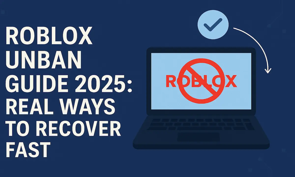 Roblox Unban Guide 2025 Real Ways to Recover Fast