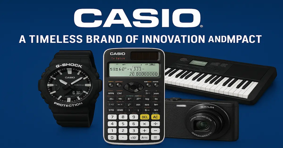 Casîo: A Timeless Name in Tech Innovation and Everyday Use