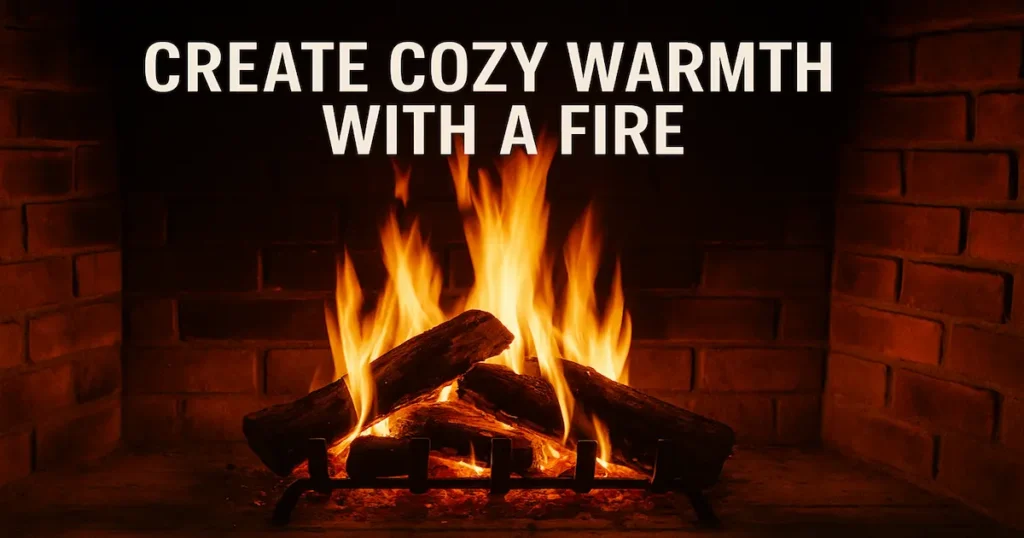 Create Cozy Warmth with a Fire