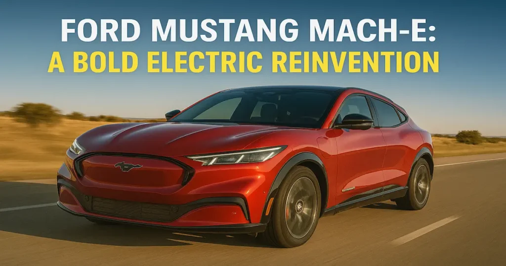 Ford Mustang Mach-E: A Bold Electric Reinvention