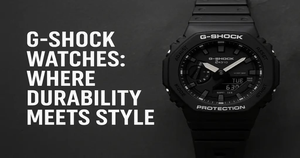 G-Shock Watches: Where Durability Meets Style