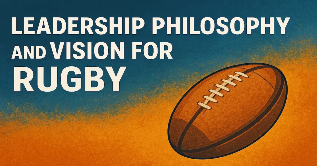 Leadership Philosophy and Vision for Rugby
