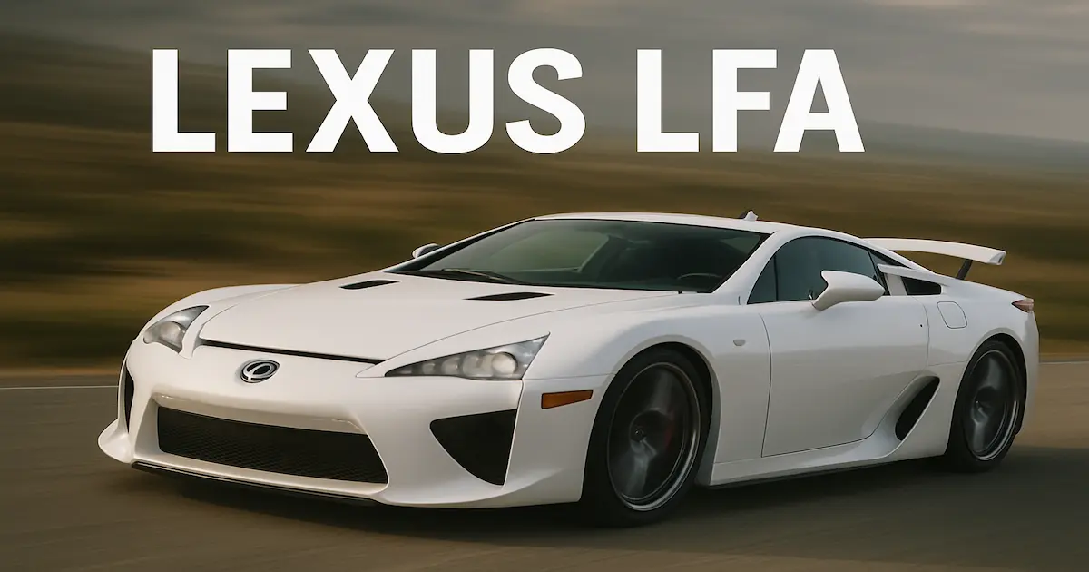 Lexus LFA: The Rare Japanese Supercar That Changed Everything