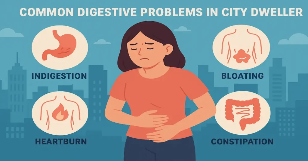 Common Digestive Problems in City Dwellers