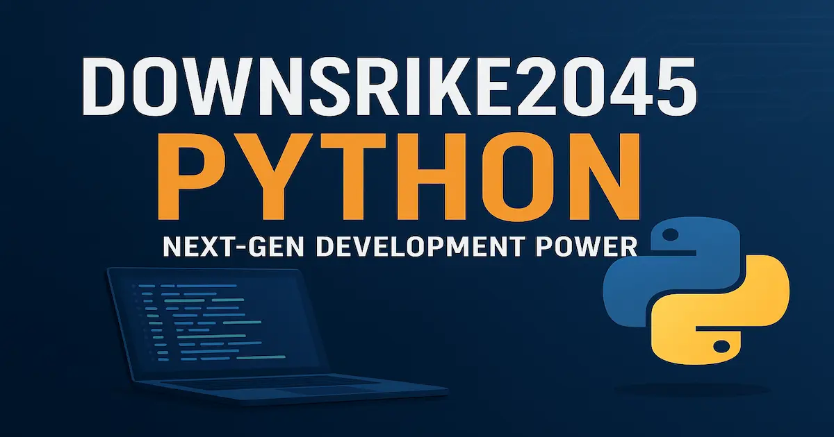 Software Dowsstrike2045 Python: A New Era in Coding 2025