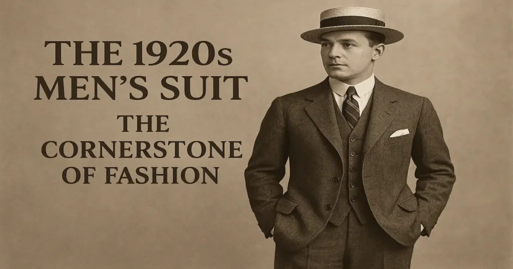The 1920s Men’s Suit – The Cornerstone of Fashion