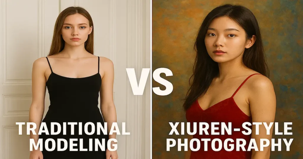 traditional-modeling-vs-xiuren-style-photography