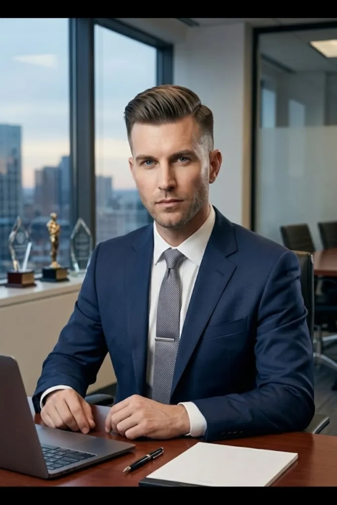 Comb Over Disconnected Undercut