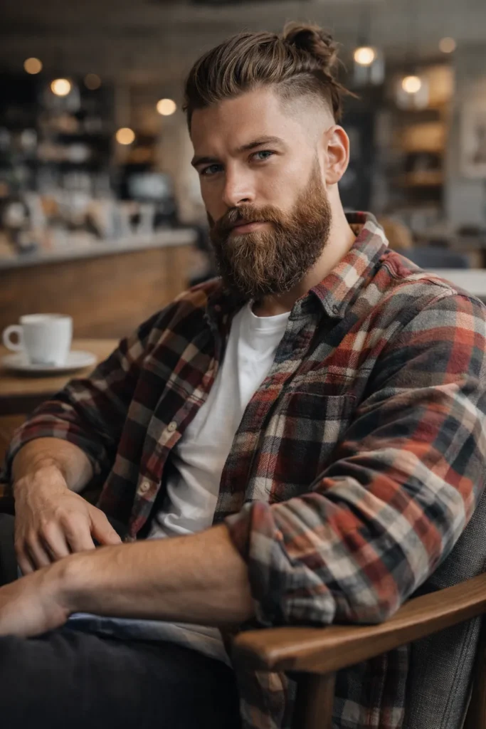 Man Bun Disconnected Undercut