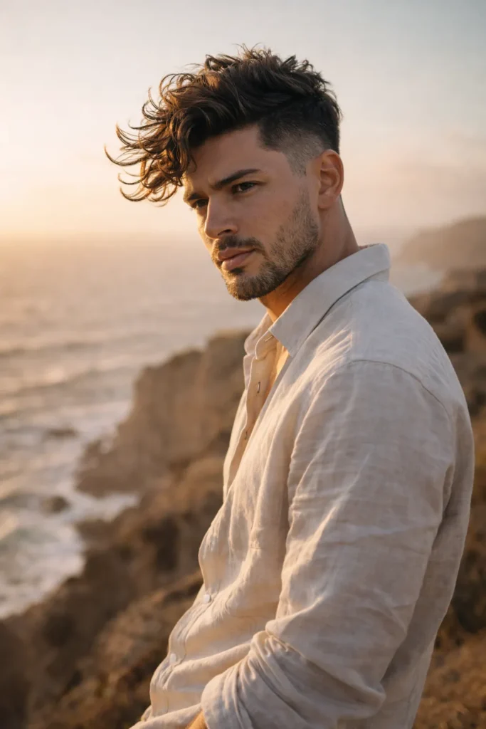 Wavy Top Disconnected Undercut