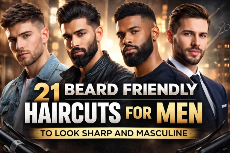 21 Beard Friendly Haircuts for Men to Look Sharp and Masculine