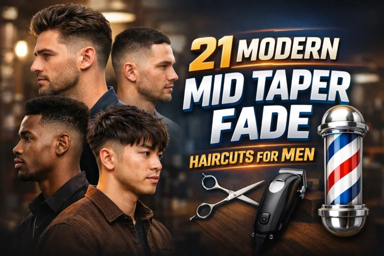 21 Modern Mid Taper Fade Haircuts for Men