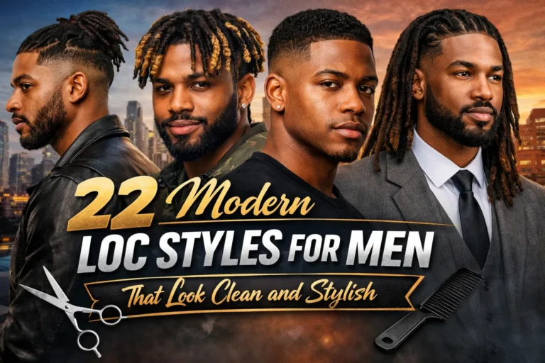 22 Modern Loc Styles for Men That Look Clean and Stylish