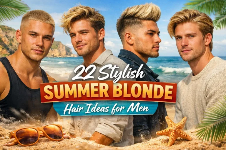 22 Stylish Summer Blonde Hair Ideas for Men