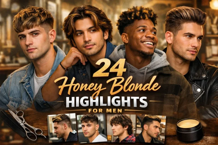 24 Honey Blonde Highlights for Men