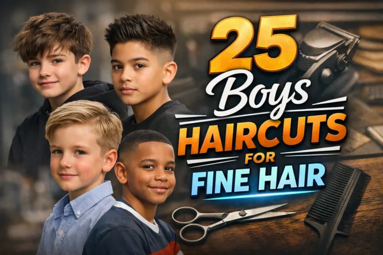 25 Boys Haircuts for Fine Hair
