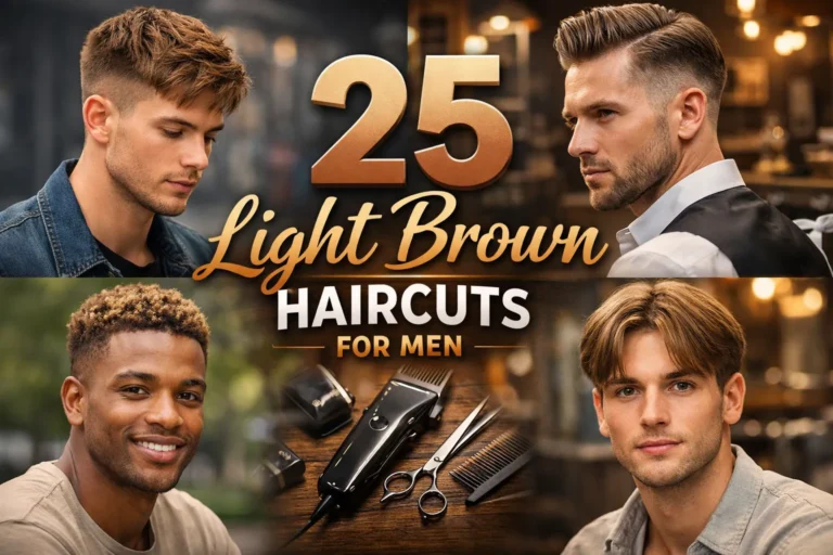 25 Light Brown Haircuts for Men