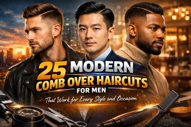 25 Modern Comb Over Haircuts for Men