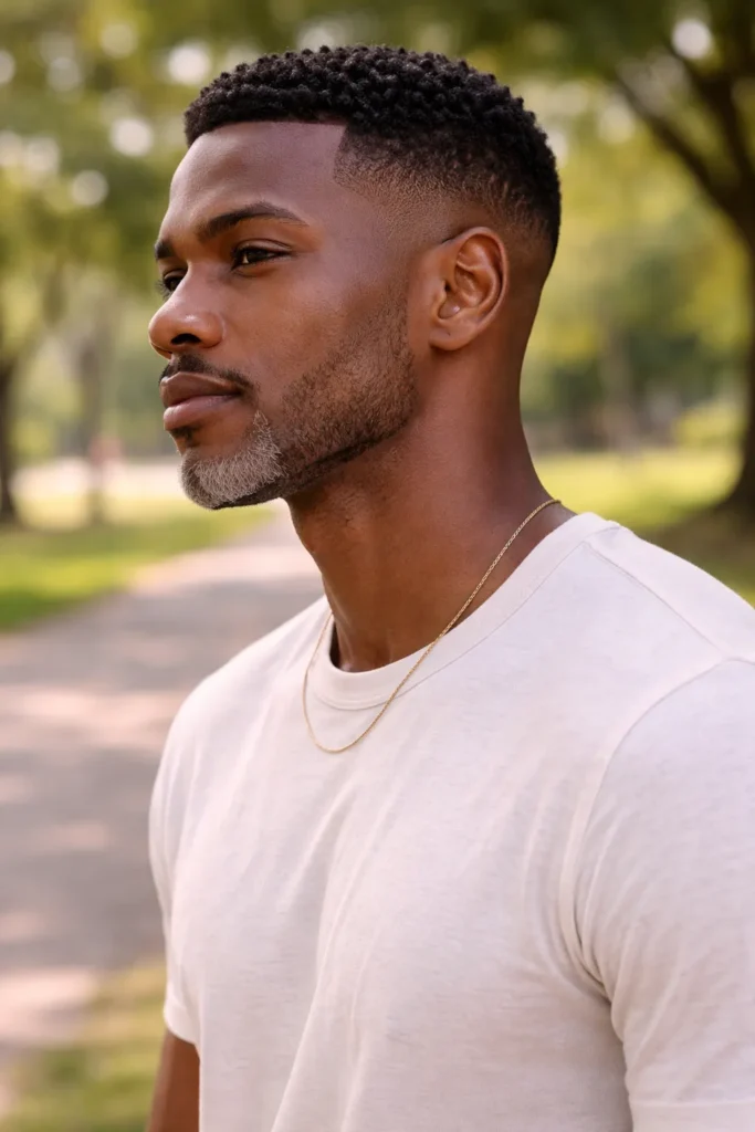 Blonde Beard with Subtle Fade