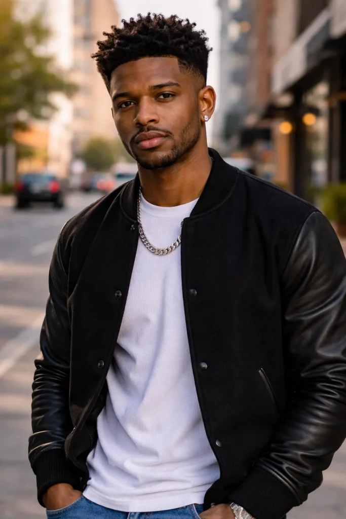 Brushed-Up Curls with Clean Temples