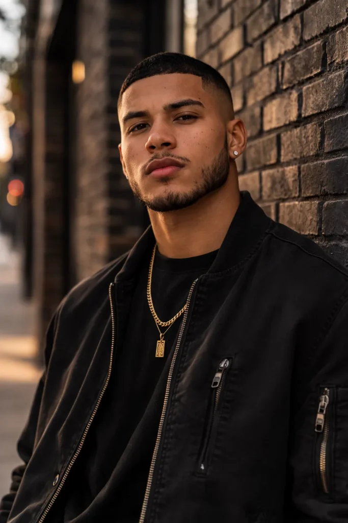 Buzz Cut with Low Fade Beard