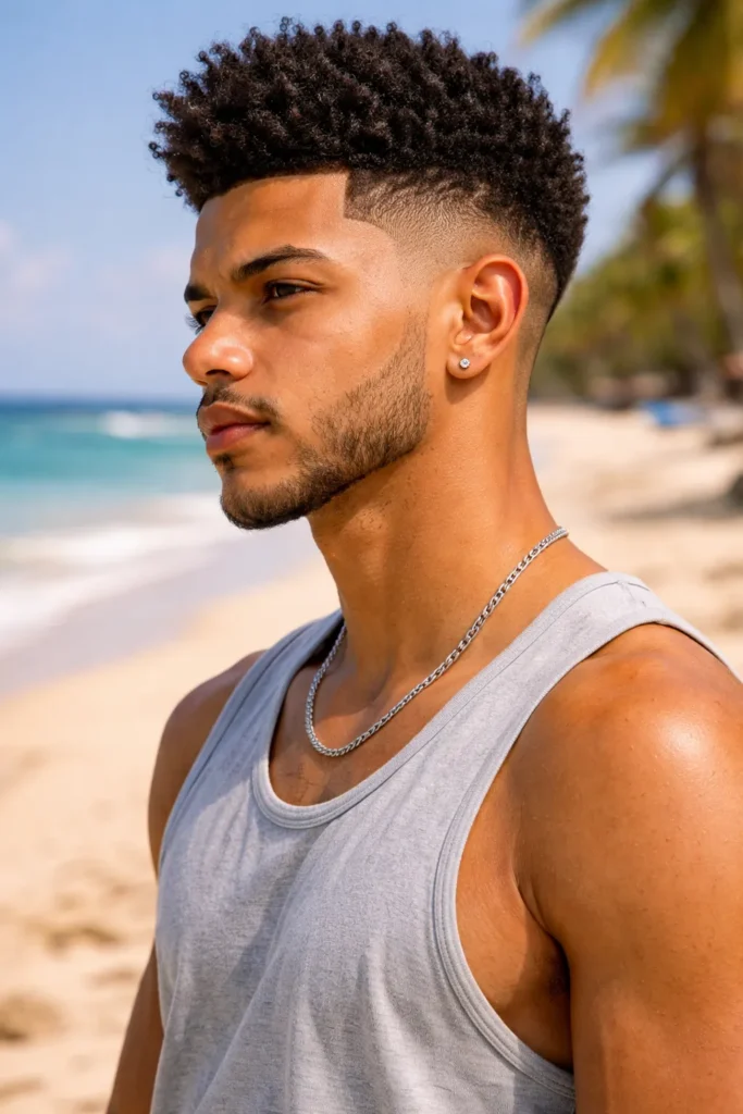 Caribbean Afro Taper