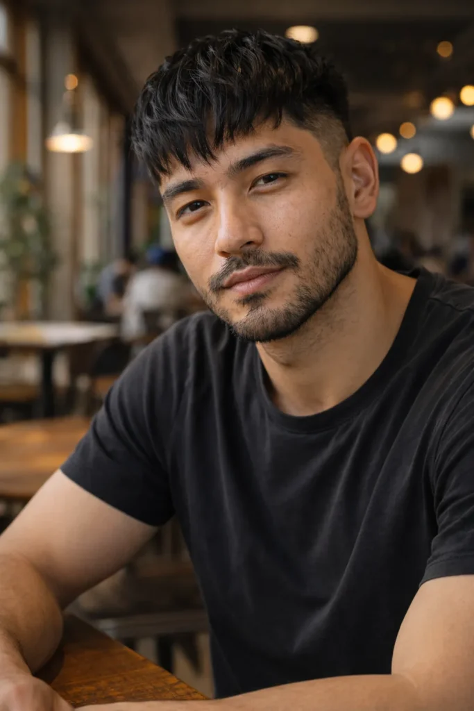 Casual Fringe Skin Fade Undercut