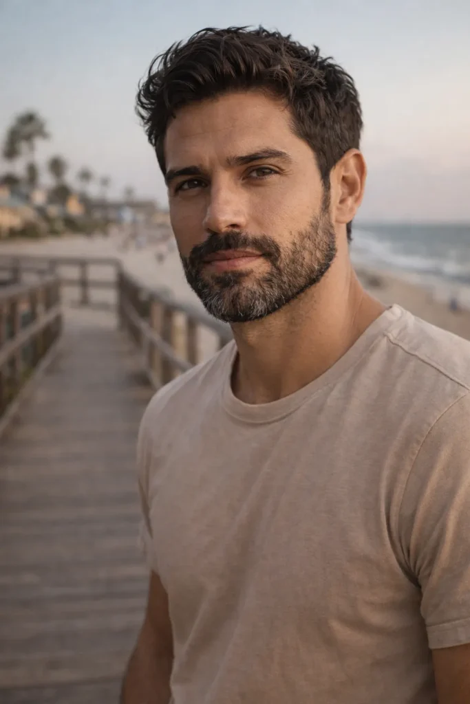 Casual Textured Medium Beard