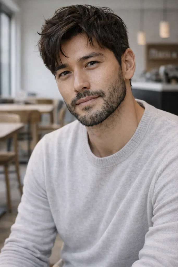 Clean Circle Beard with Balanced Outline