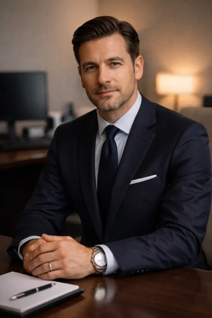 Corporate Comb Over Style