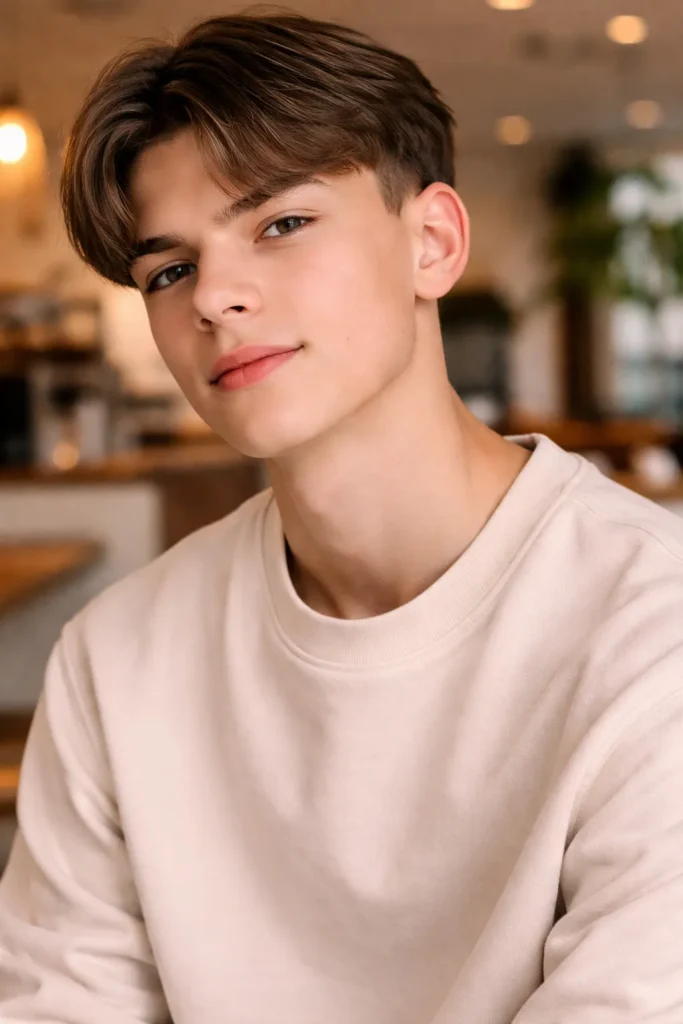 Curtain Haircut (Soft Middle Part)