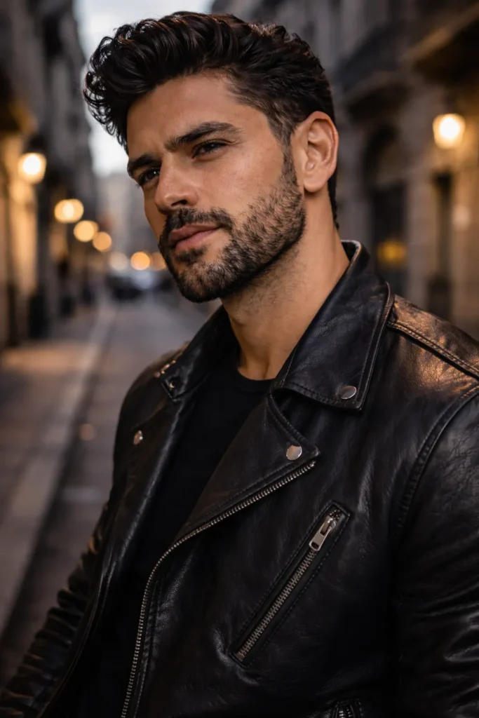 Defined Balbo Beard with Bold Contrast