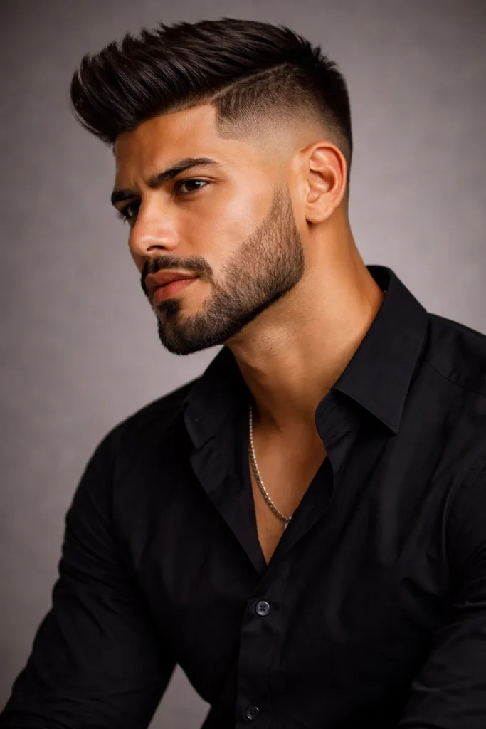 Drop Fade + Sculpted Beard