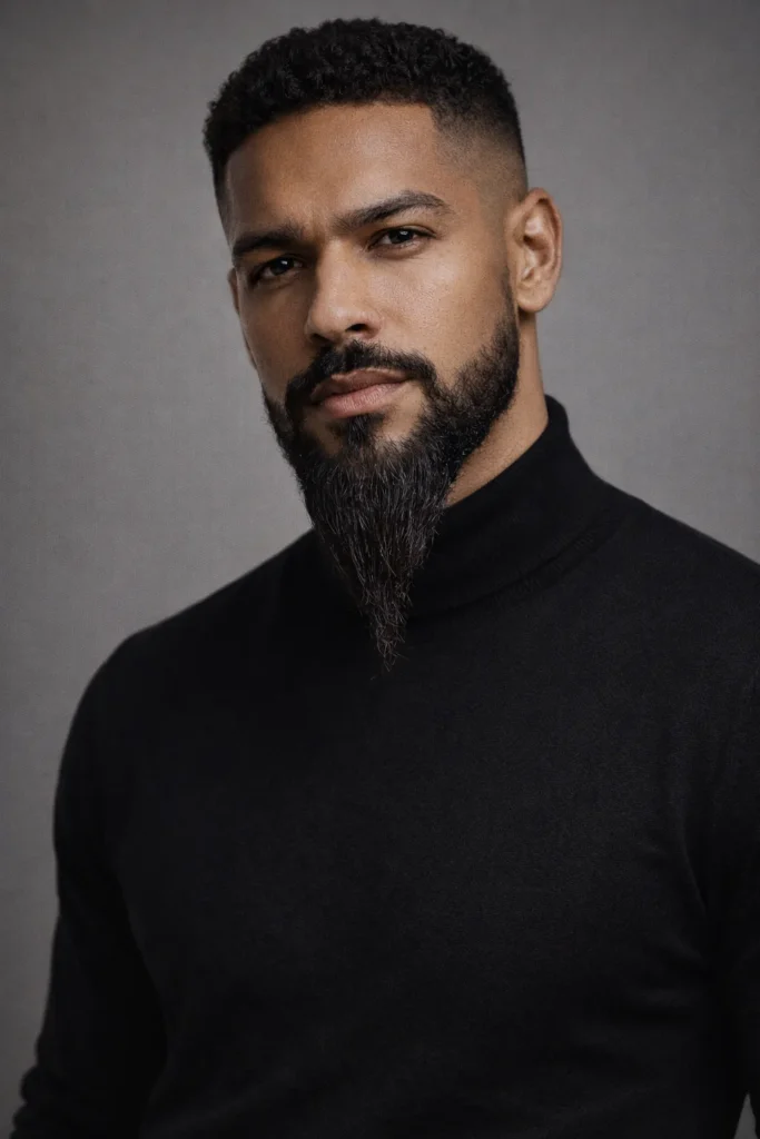 Extended Goatee Ducktail