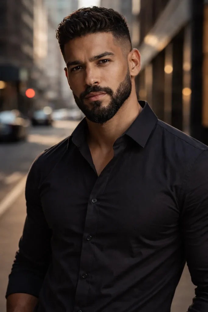  Fade-to-Full Transition Beard