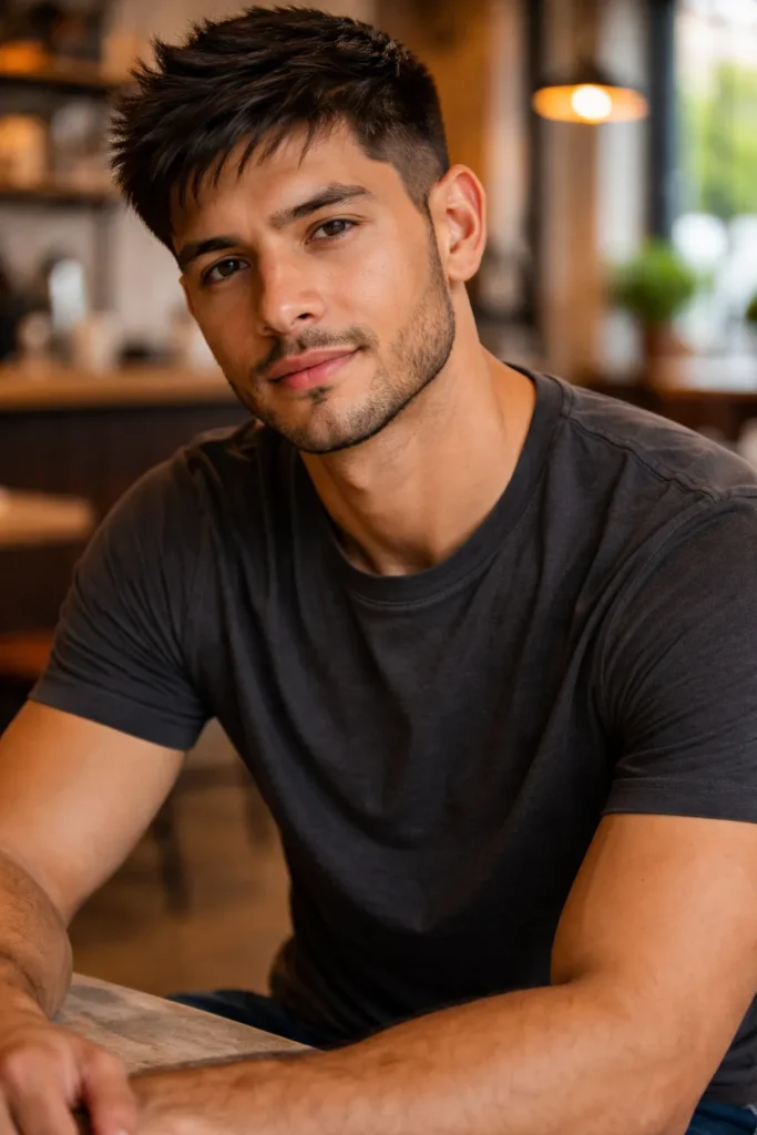 Forward-Brushed Blade Cut