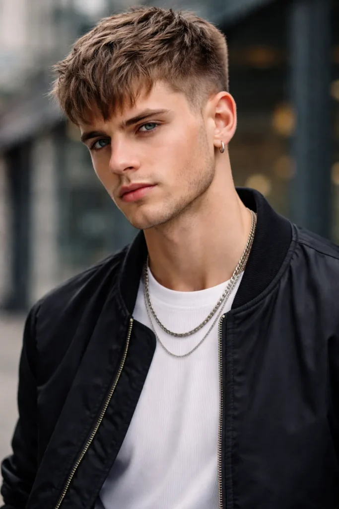 Forward-Brushed Editorial Crop