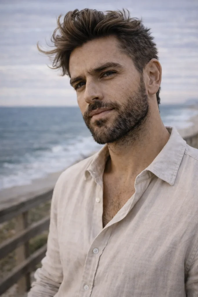 Grown-Out Beard with Relaxed Shape