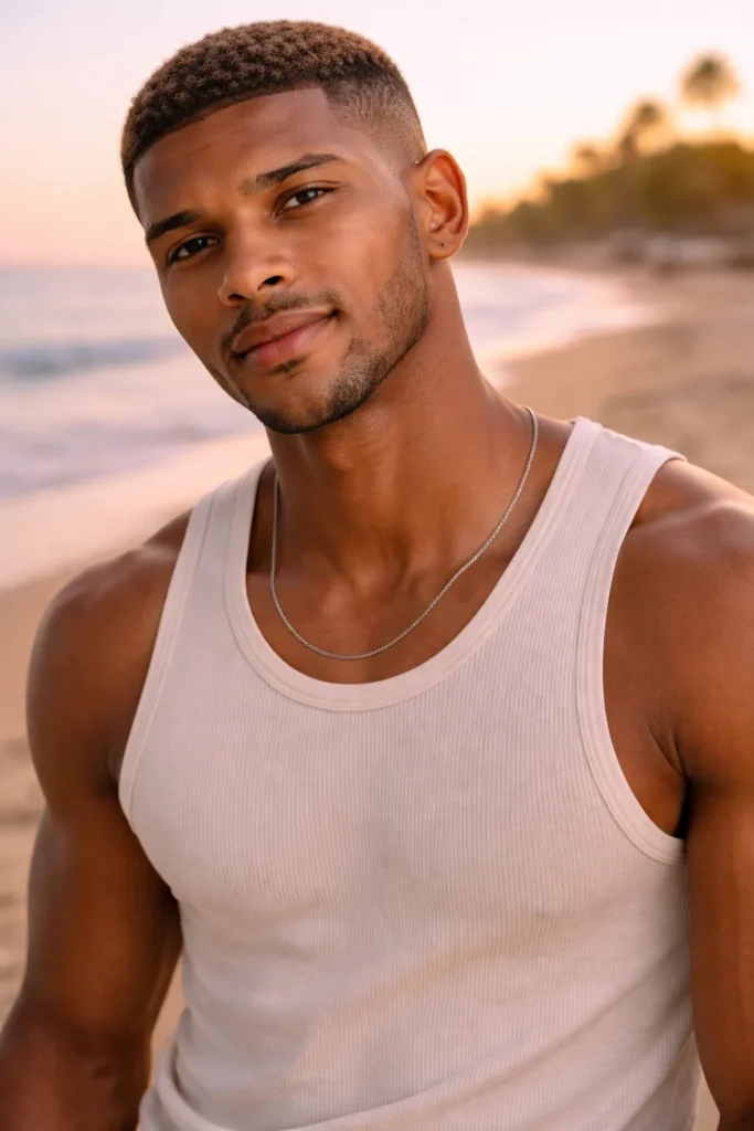 Grown-Out Buzz (Vacation Reset)