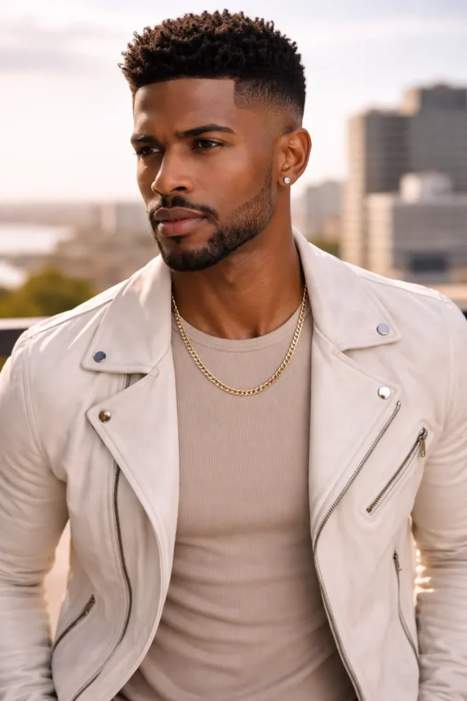 High Fade with Defined Top