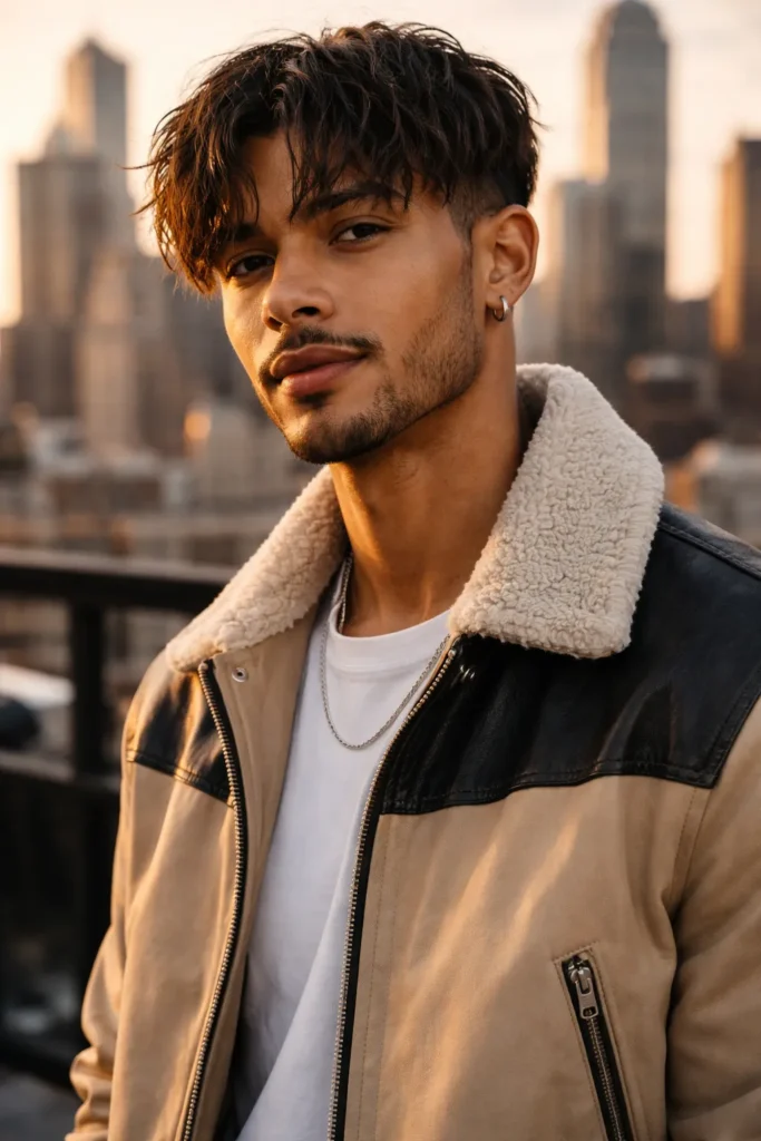 Layered Curtain Bangs