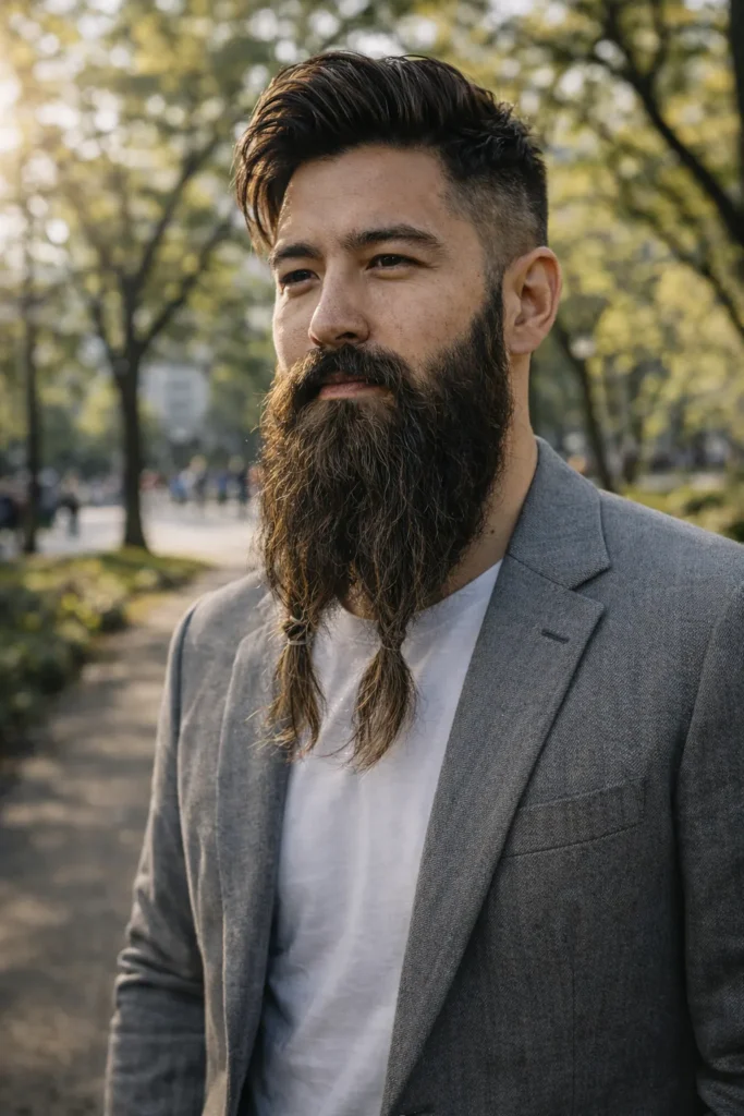  Layered Long Beard