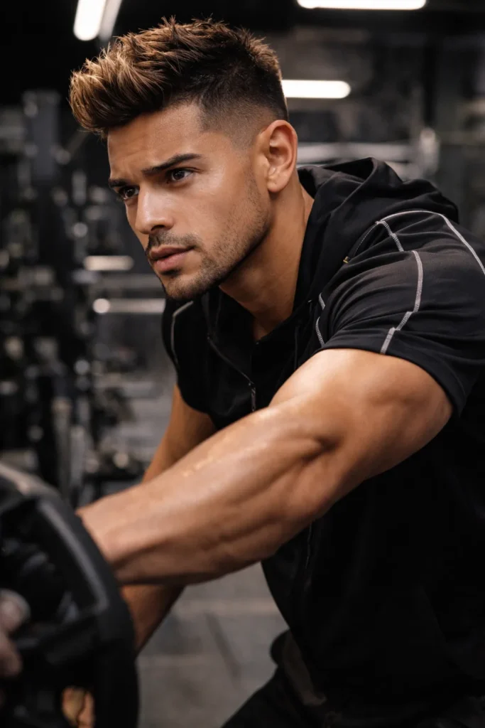 Light Brown Faux Hawk