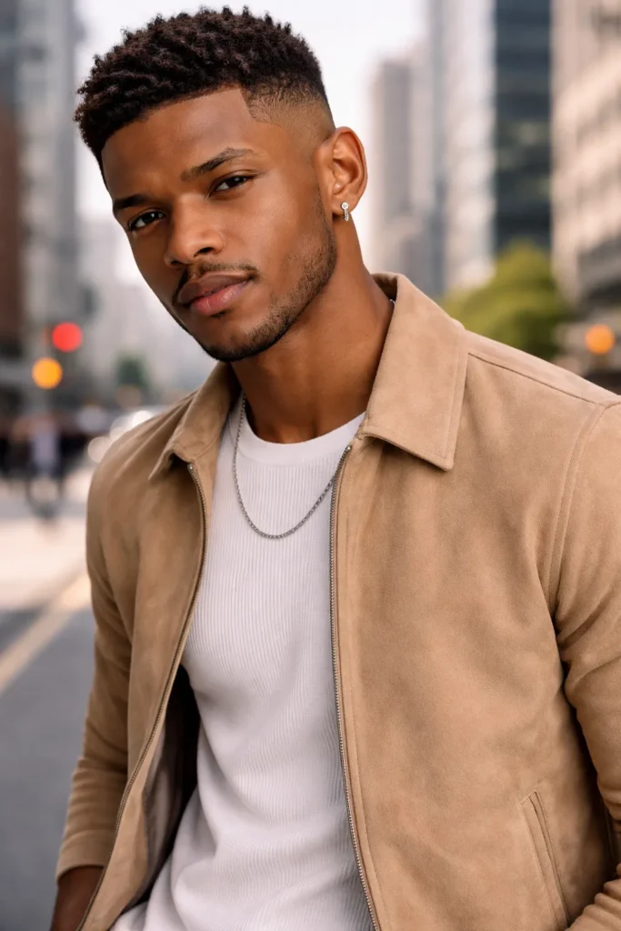 Light Brown High Fade