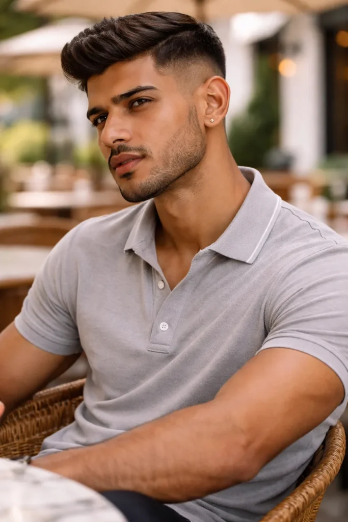 Light Brown Low Fade